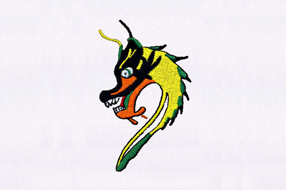 Angry Dragon: A Craft Fair Embroidery Review