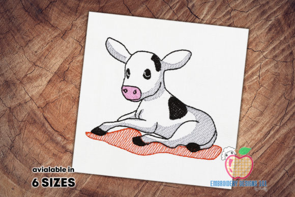 Cute Calf Laying on Ground: A Designer’s Review