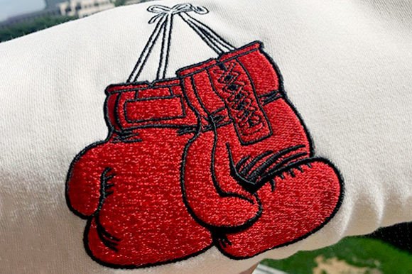 Red Boxing Gloves: A Holiday Embroidery Review