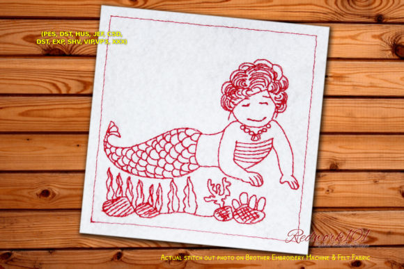 Reviewing Beautiful Lady Mermaid for Embroidery