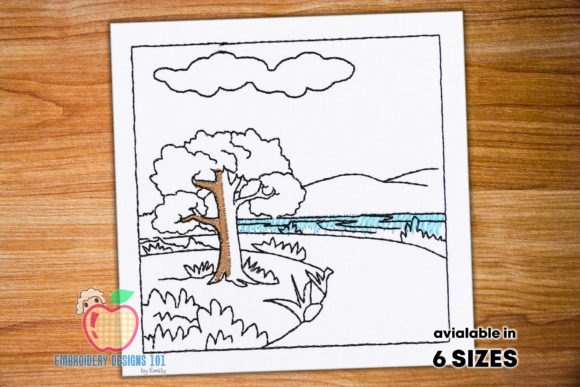 Reviewing Forest with River Quick Stitch for Holiday Sales