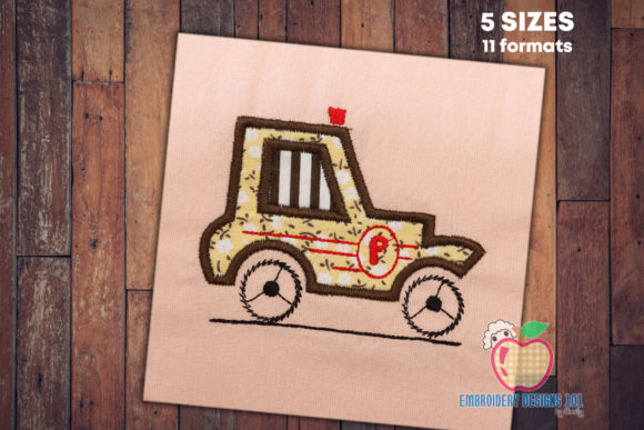 Reviewing Police Car Applique for Kids