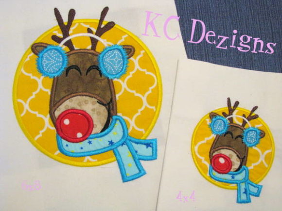 Reviewing the Christmas Rudolph Circle Applique